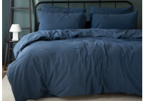 Постельное белье Washed Cotton Loom And Flow - Jadora Denim (Турция), евро